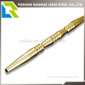 Style embossed golden 304 stainless steel pipe price